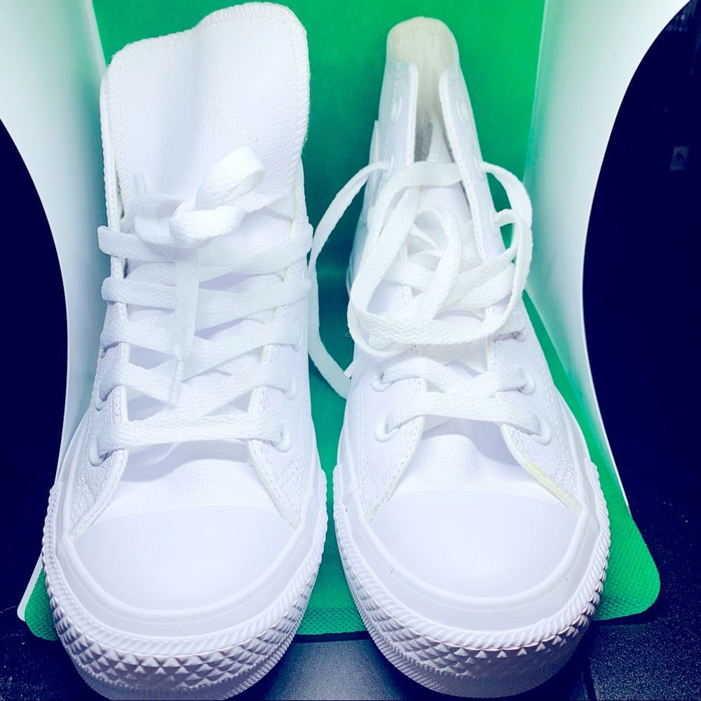 Converse Leather high tops. Brand New!!! Ready to ship.